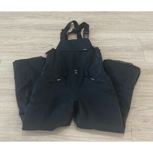 Turbine Youth Drifter Large Shell Bib Snow Ski Black Overalls Outerwear